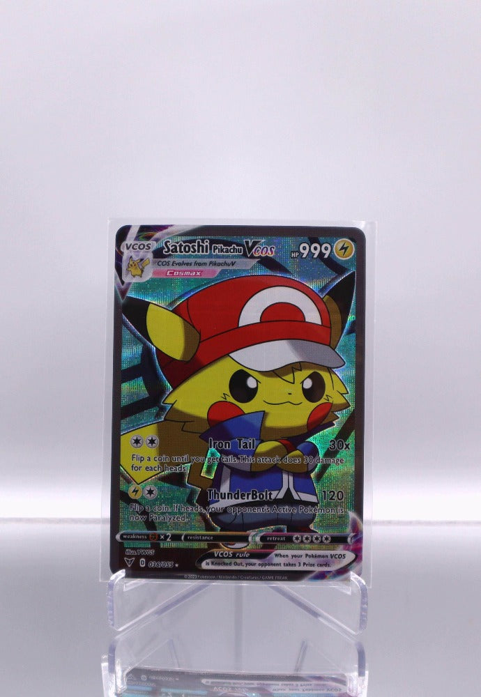 2024 EN Satoshi Pikachu Vcos Pokemon Pikachu Cosplay RAW