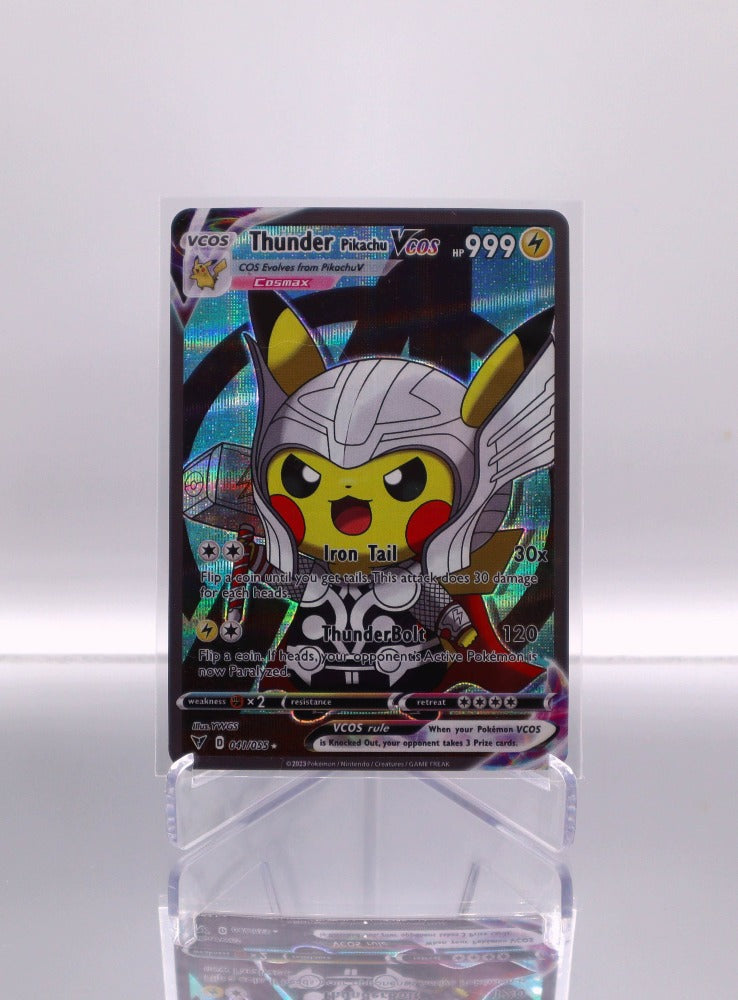 2024 EN Thunder Pikachu Vcos Pokemon Pikachu Cosplay RAW