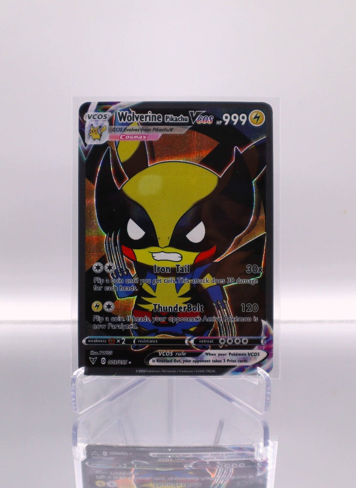 2024 EN Wolverine Pikachu Vcos Pokemon Pikachu Cosplay RAW