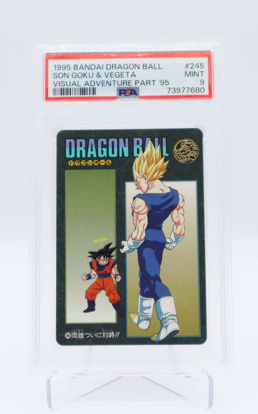 1995 EN Goku & Vegeta Visual Adventure Part '95 PSA 9