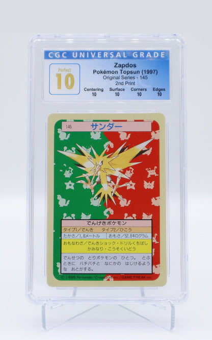 1997 JP Zapdose Topsun Original series - Green Back CGC 10 Pristine