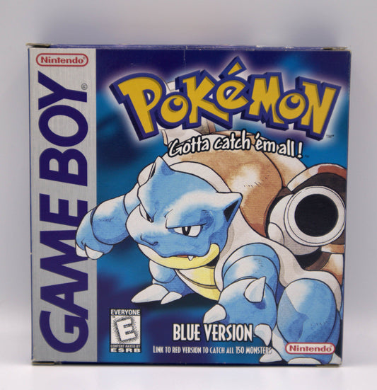 1998 EN Pokemon Blue Edition Boxed 2nd Edition Nintendo Game Boy