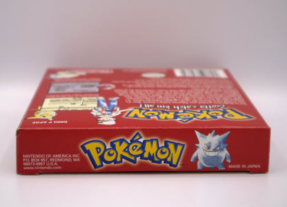 1998 EN Pokemon Red Edition Boxed 1st Edition Nintendo Game Boy