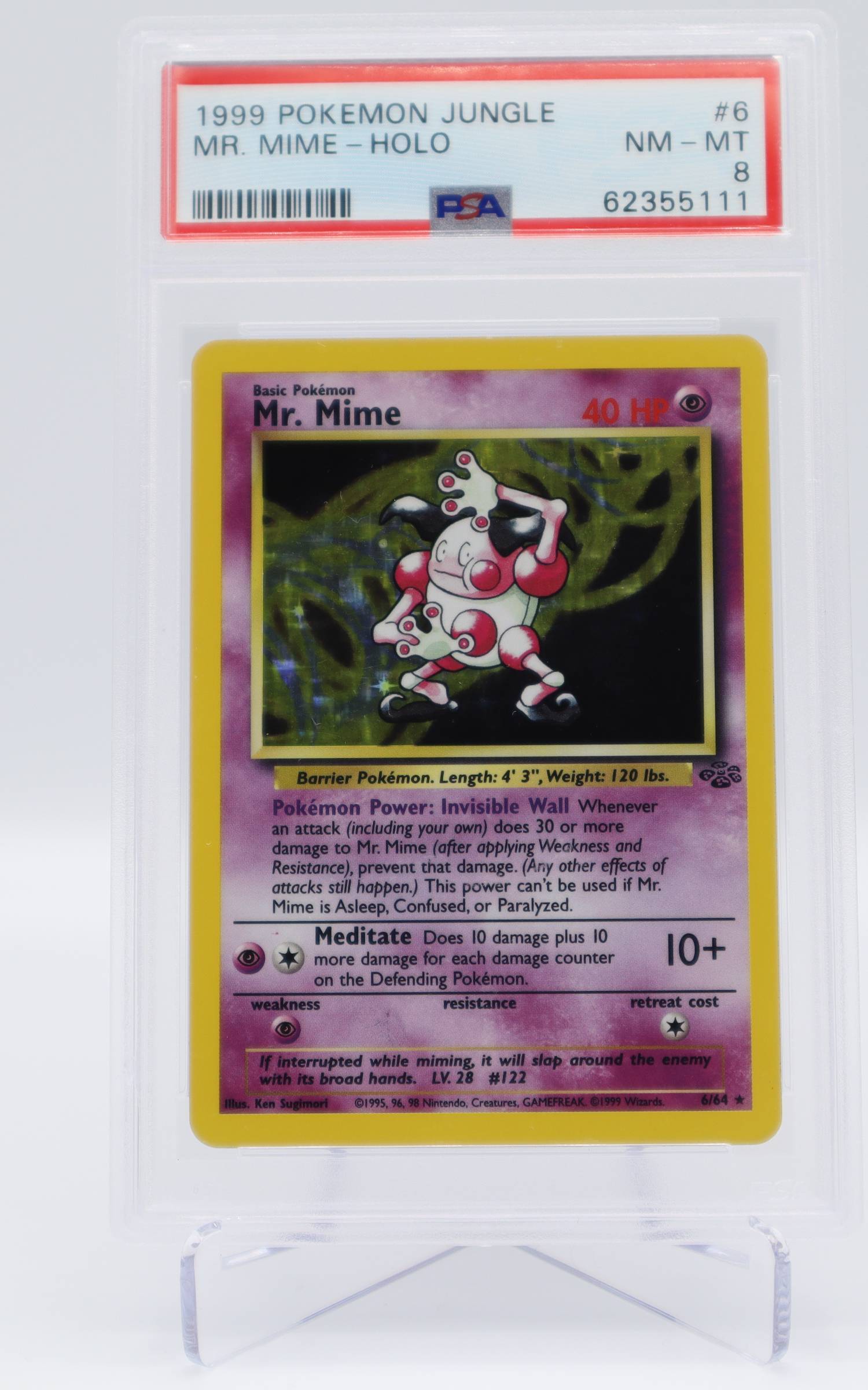 1999 EN Mr Mime Jungle PSA 8