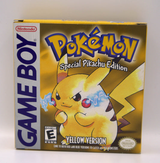 1999 EN Pokemon Yellow: Special Pikachu Edition Boxed 3rd Edition Nintendo Game Boy