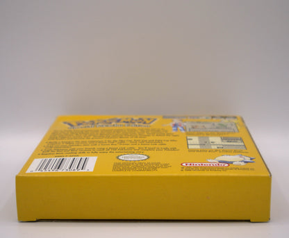 1999 EN Pokemon Yellow: Special Pikachu Edition Boxed 3rd Edition Nintendo Game Boy