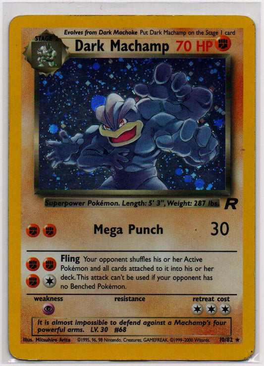 2000 EN Dark Machamp Team Rocket RAW