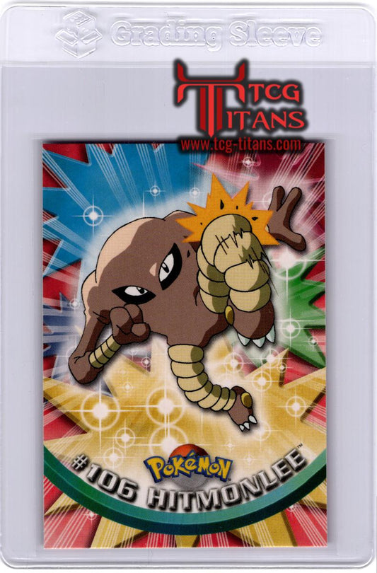 2000 EN Hitmonlee Topps 1st Series - Blue RAW