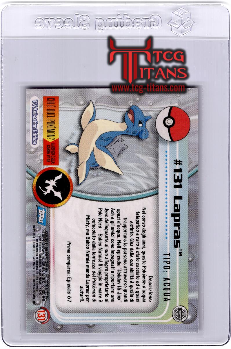 2000 EN Lapras Topps 1st Series - Blue RAW