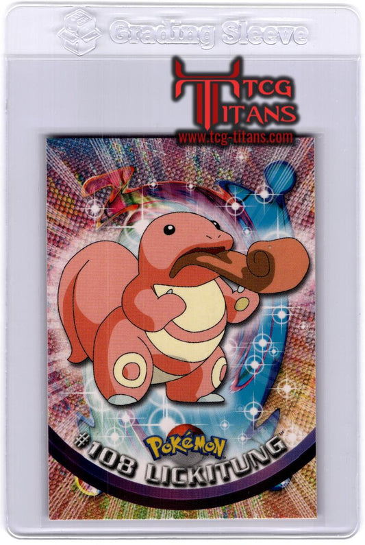 2000 EN Lickitung Topps 1st Series - Blue RAW