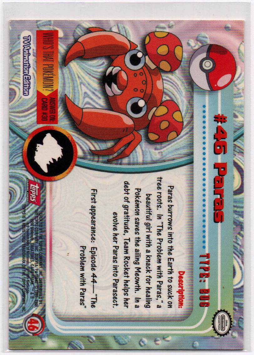 2000 EN Paras Topps 4th Series - Red RAW