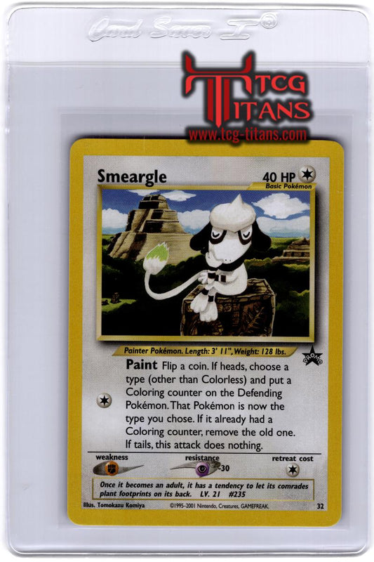 2001 EN Smeargle Black Star Promo RAW