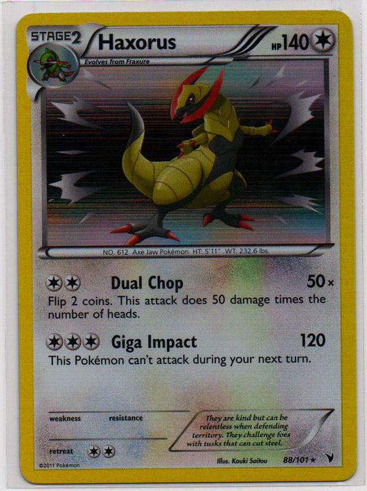 2011 EN Haxorus Noble Victories RAW