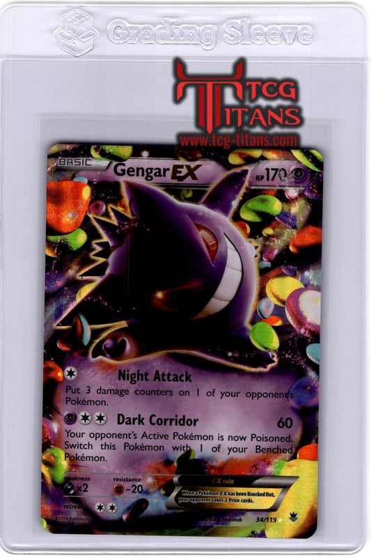 2014 EN Gengar EX Phantom Forces RAW
