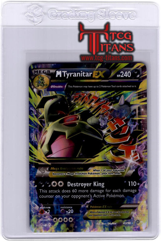 2015 EN M Tyranitar EX Ancient Origins RAW