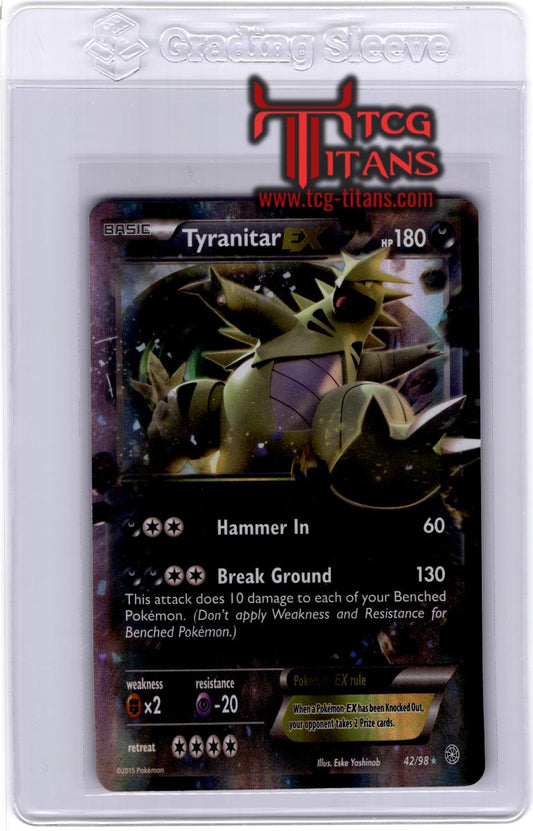 2015 EN Tyranitar EX Ancient Origins RAW