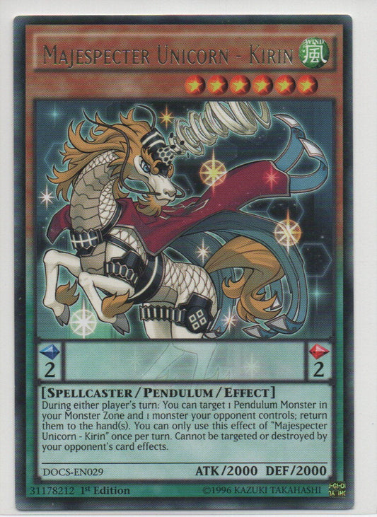 2015 EN Majespecter Unicorn - Kirin Dimension Of Chaos RAW
