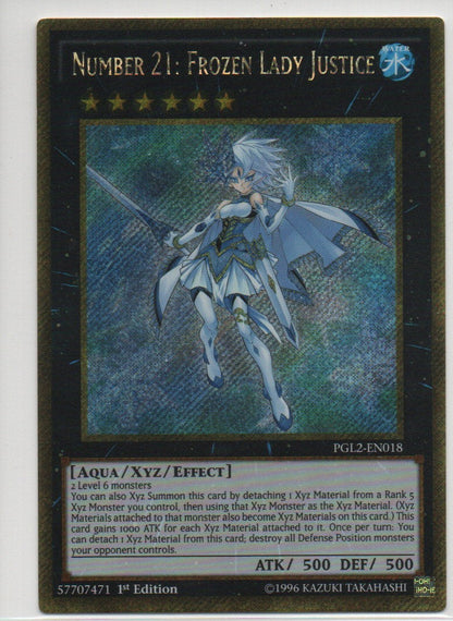 2015 EN Number 21: Frozen Lady Justice Premium Gold: Return Of The Bling RAW