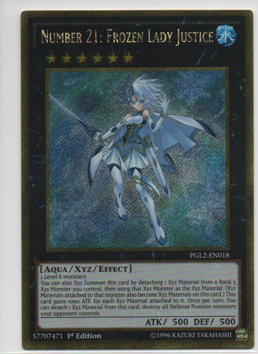 2015 EN Number 21: Frozen Lady Justice Premium Gold: Return Of The Bling RAW