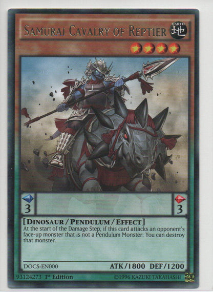 2015 EN Samurai Cavalry Of Reptier Dimension Of Chaos RAW