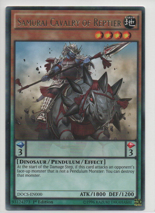 2015 EN Samurai Cavalry Of Reptier Dimension Of Chaos RAW
