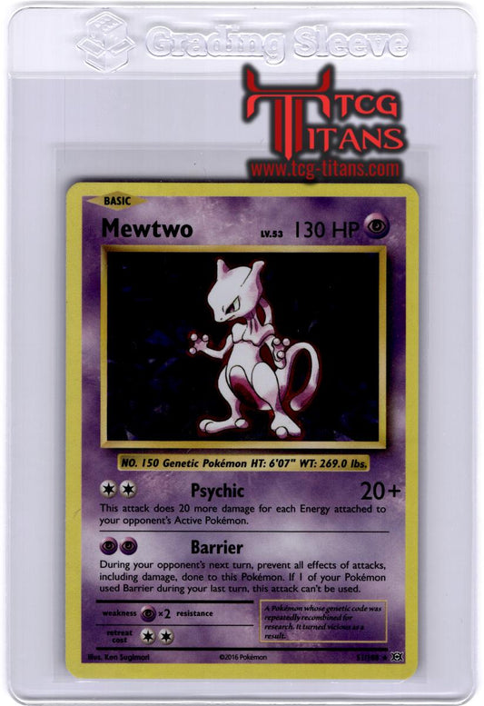 2016 EN Mewtwo Holo Evolutions RAW