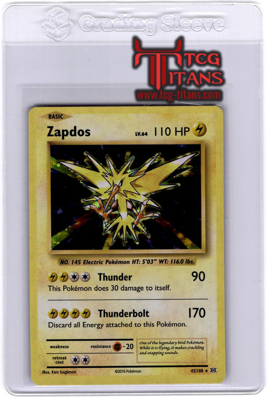 2016 EN Zapdos Holo Evolutions RAW