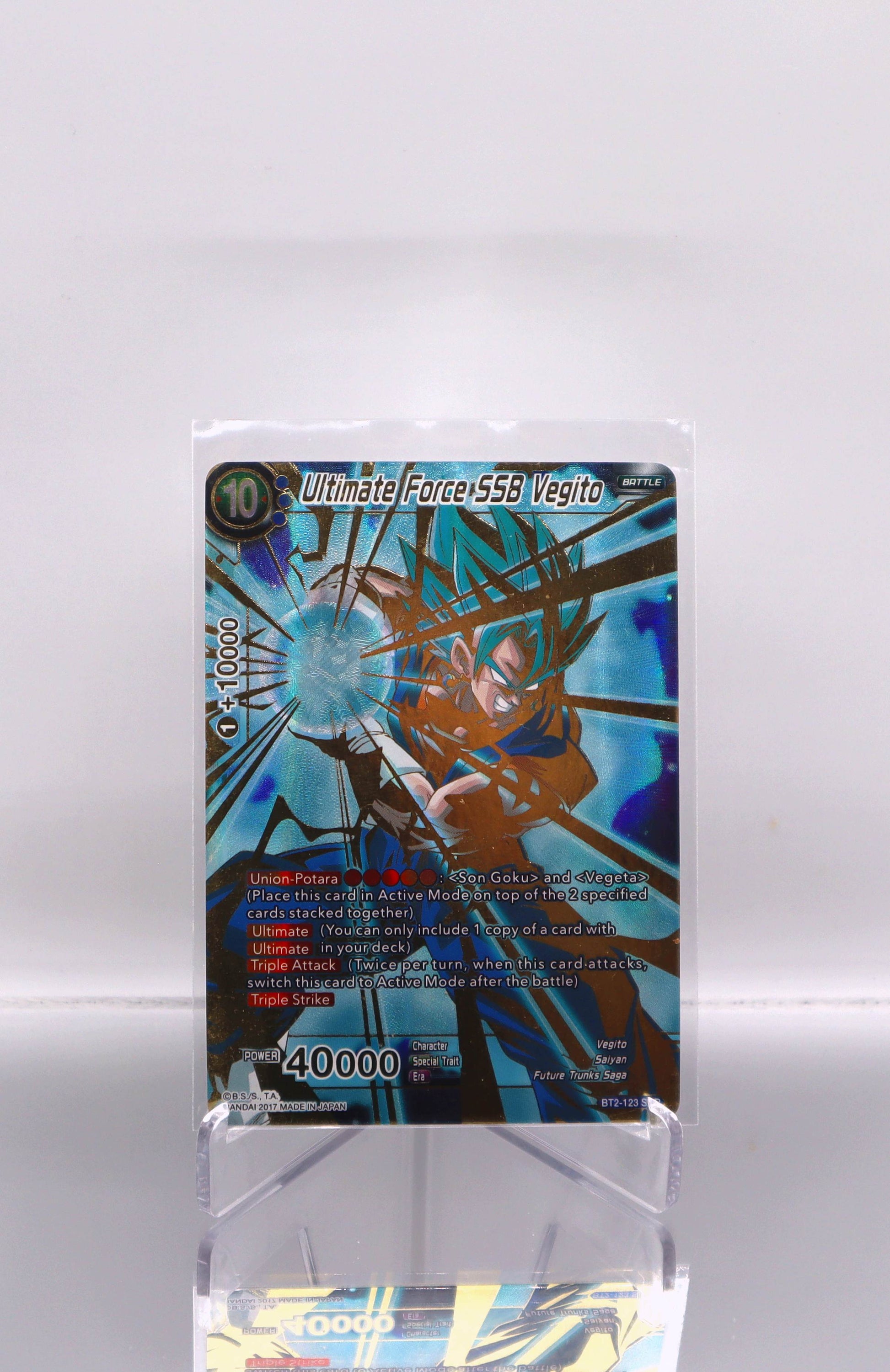 2017 EN Ultimate Force SSB Vegito Union Force (DBS-B02) RAW