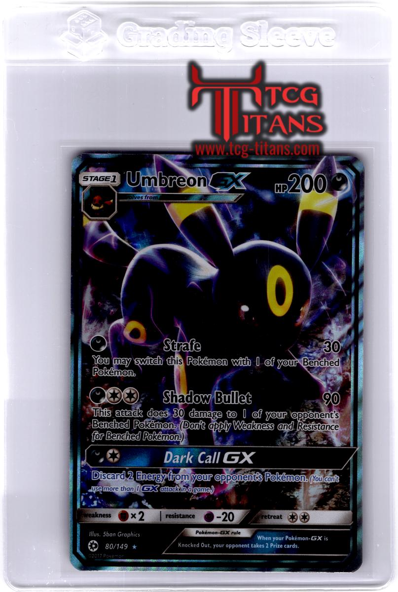 2017 EN Umbreon GX Sun & Moon RAW