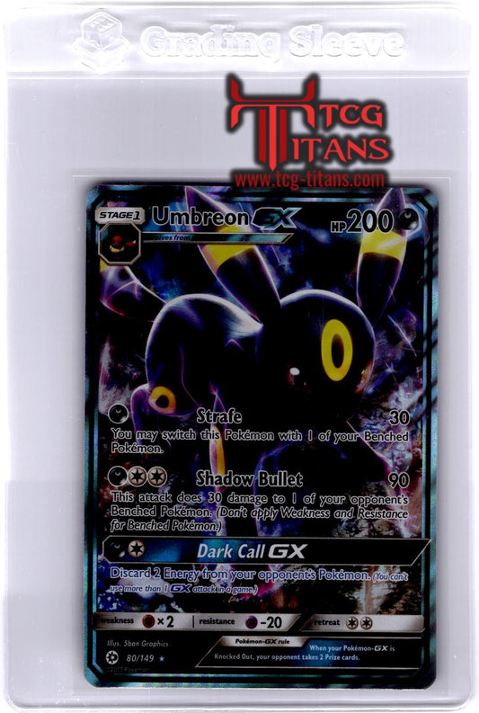 2017 EN Umbreon GX Sun & Moon RAW