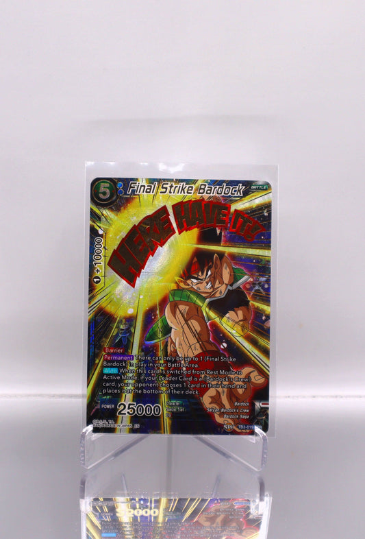 2019 EN Final Strike Bardock Clash of Fates (DBS-TB03) RAW