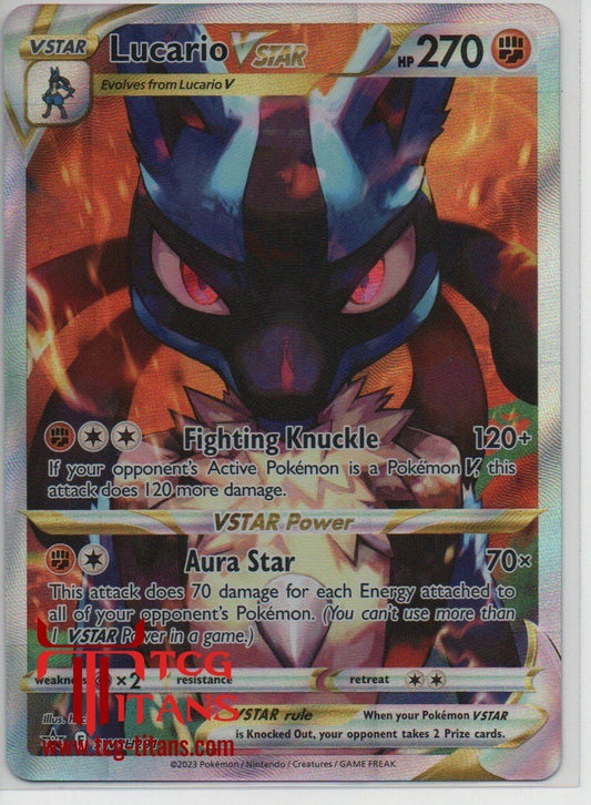 2019 EN Lucario VSTAR Black Star Promo RAW
