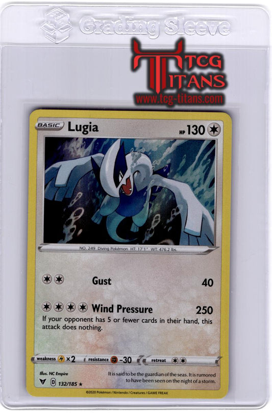 2020 EN Lugia Holo Vivid Voltage RAW