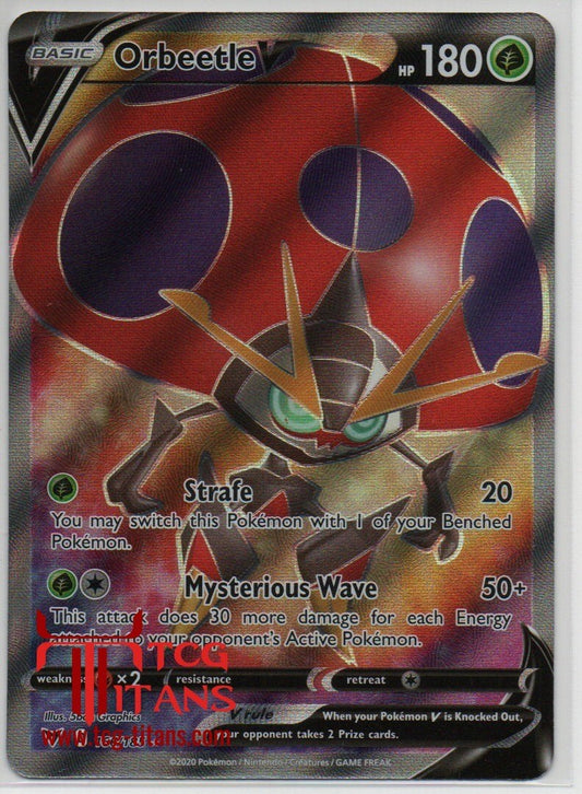 2020 EN Full Art Orbeetle V Vivid Voltage RAW