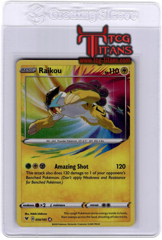 2020 EN Raikou Amazing Rare Vivid Voltage RAW