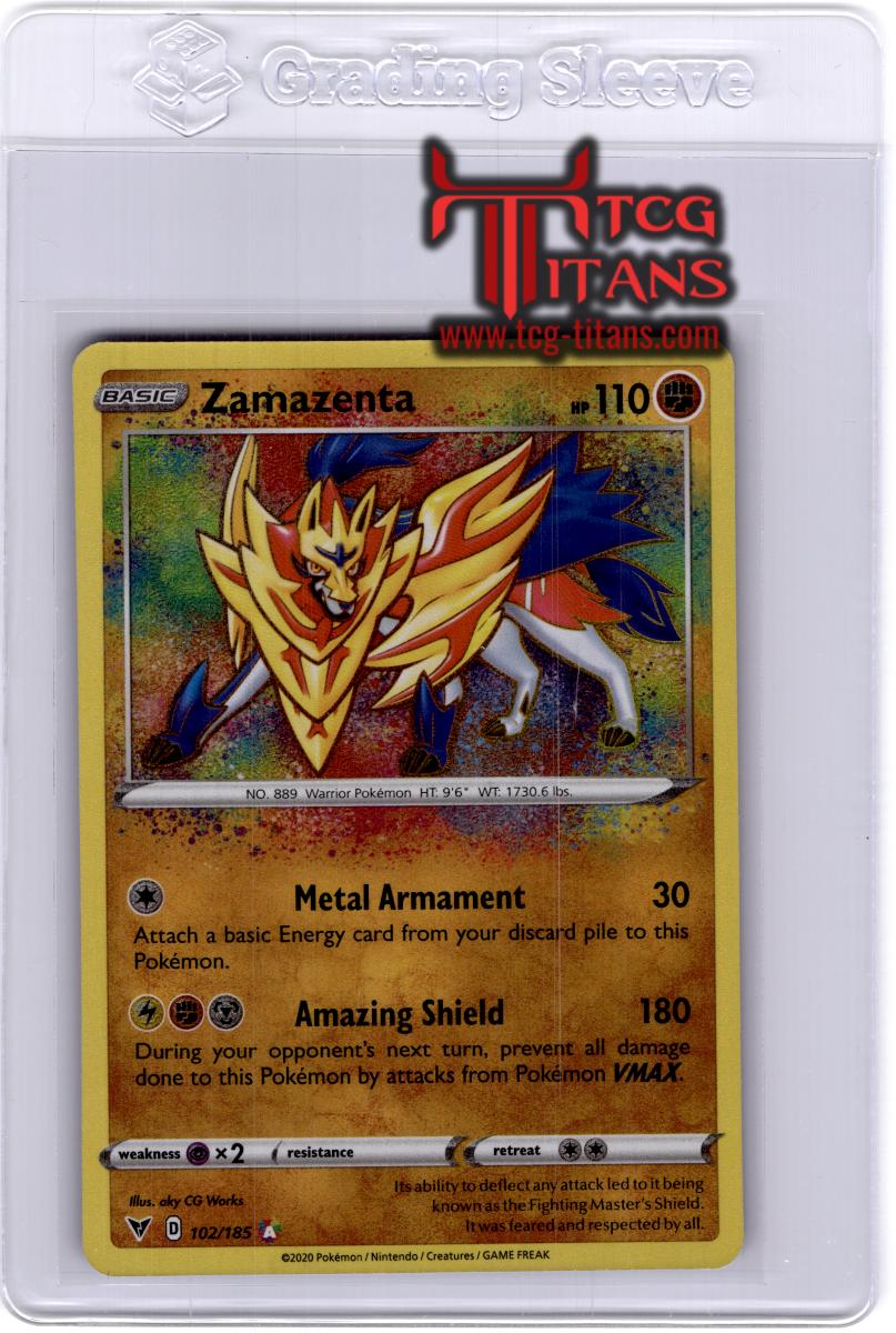2020 EN Zamazenta Amazing Rare Vivid Voltage RAW