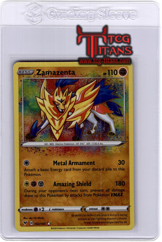 2020 EN Zamazenta Amazing Rare Vivid Voltage RAW