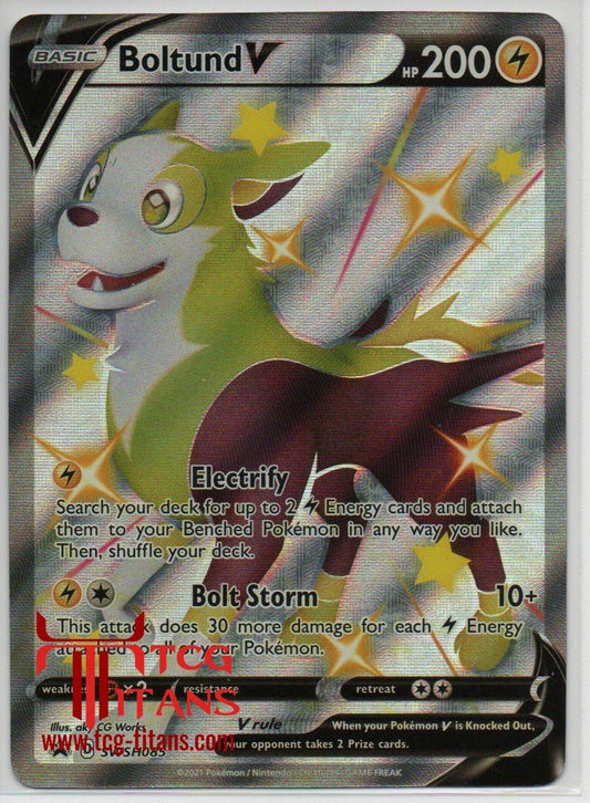 2021 EN Boltund V - Blackstar Promo Shining Fates RAW