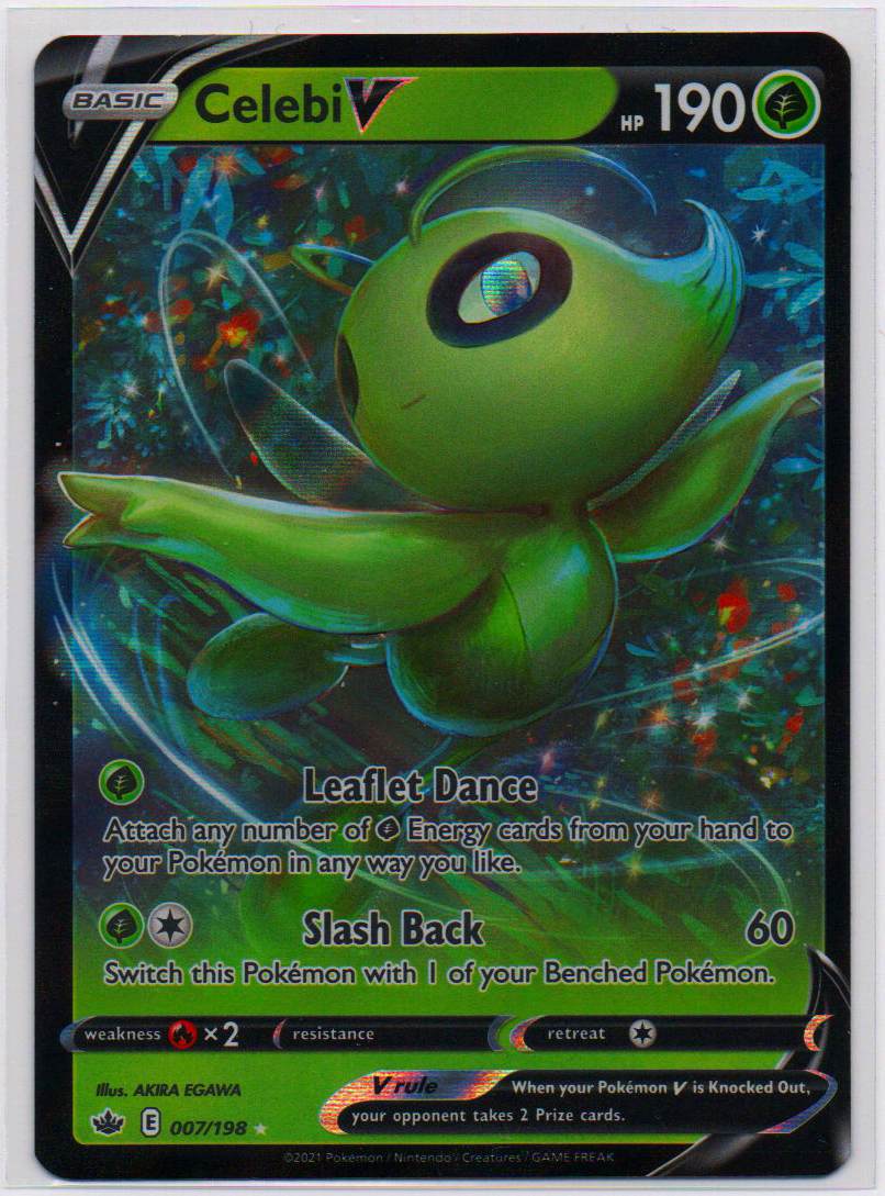 2021 EN Celebi V Chilling Reign RAW
