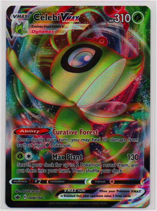 2021 EN Celebi VMAX Chilling Reign RAW