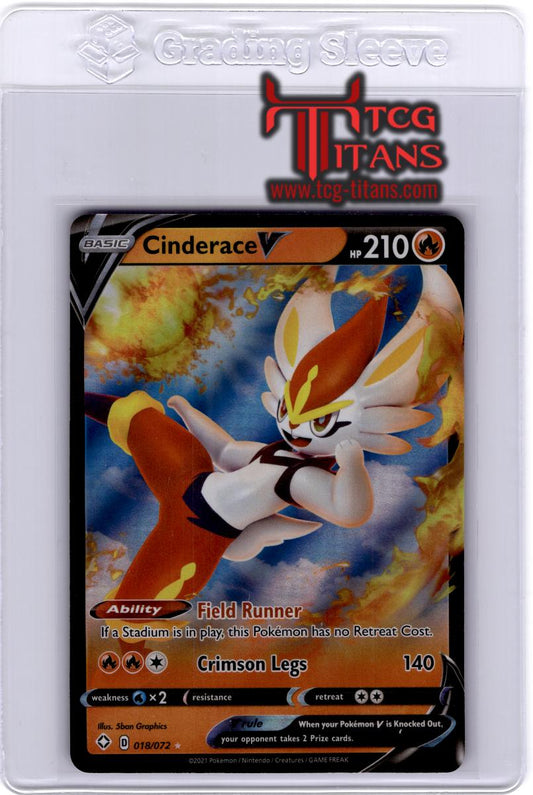 2021 EN Cinderace V Shining Fates RAW