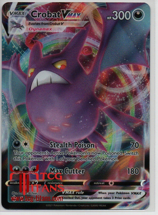 2021 EN Crobat VMAX Shining Fates RAW