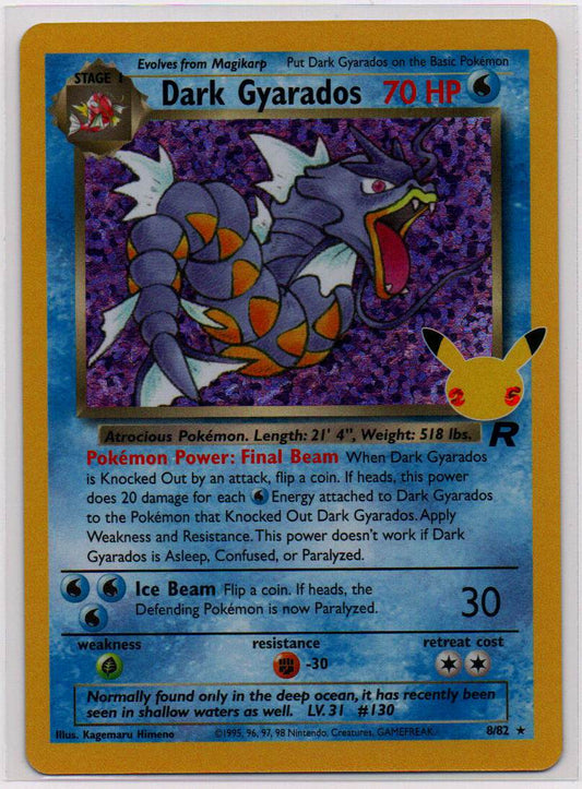 2021 EN Dark Gyarados Celebrations: Classic Collection RAW