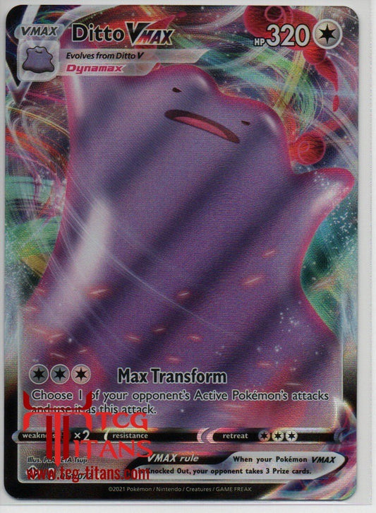 2021 EN Ditto VMAX Shining Fates RAW