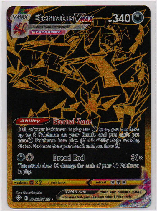 2021 EN Eternatus VMAX Shining Fates RAW