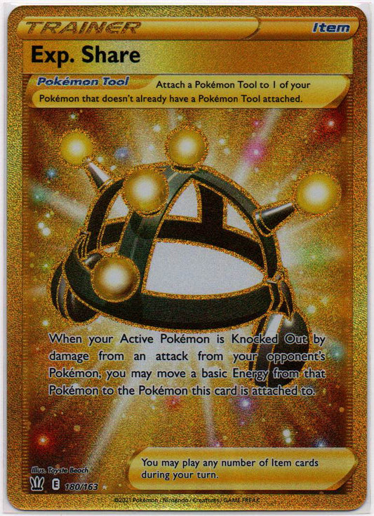 2021 EN Exp. Share - Hyper Rare - Gold Battle Styles RAW