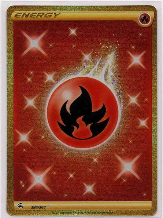 2021 EN Fire Energy Hyper Rare - Gold Fusion Strike RAW