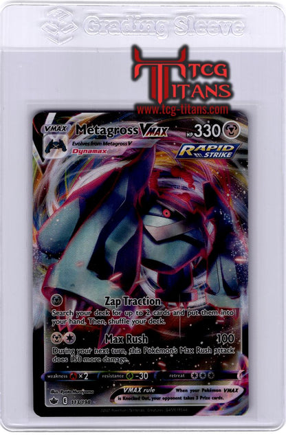 2021 EN Metagross VMAX Chilling Reign RAW