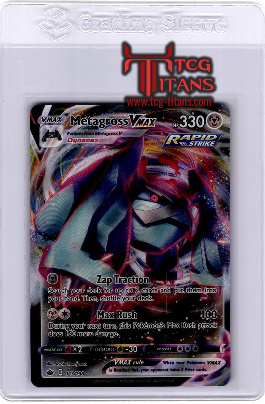 2021 EN Metagross VMAX Chilling Reign RAW