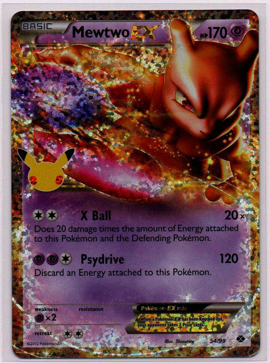 2021 EN Mewtwo EX Celebrations: Classic Collection RAW